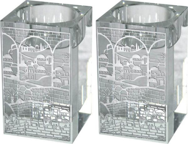 פמוטי קריסטל מרובע