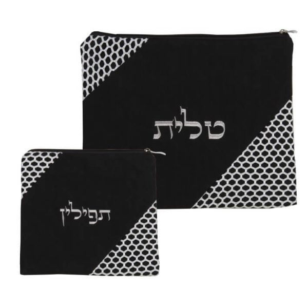 סט טלית תפילין מהודר דמוי עור 30X36 ס"מ