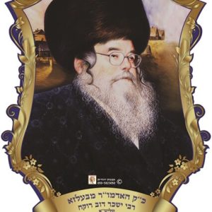 פלקט תלת מימד 3550 ס"מ האדמור מבעלזא 1004306